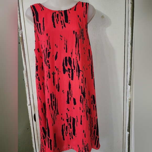 Very cute, very light and cool, casual summer dress! Sz L - Picture 4 of 8